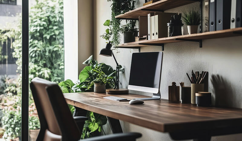 Kako ustvariti urejeno in funkcionalno domačo pisarno